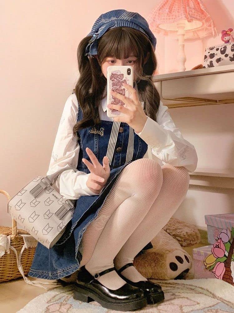 【デニーロ】ロリータワンピース Amazon | fenglin love ロリータ デニムワンピース レディース 2